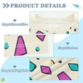 thumbnail image 2 of FORMRS Boys Rash Guard Short Sleeves Swim Shirt Quick Dry UPF 50+ Sun Protection, Sizes 3-12T, Beige Retro Pattern, 2 of 6
