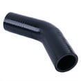 thumbnail image 3 of LUXERAD Silicone 45 Degree elbow Hose ,ID 11mm,Length 4"(102mm),4-Ply (5.4mm) Reinforced Turbo/Intercooler/Intake Piping Coupler Industrial Hydraulic Hoses Black, 3 of 5
