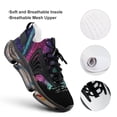 thumbnail image 4 of Alaskan Aurora Aurora Borealis Northern Lights Walking Shoes for Men Woman Lightweight Tennis Fashion Elastic Sports Shoes Cushion Basketball Shoes, 4 of 7