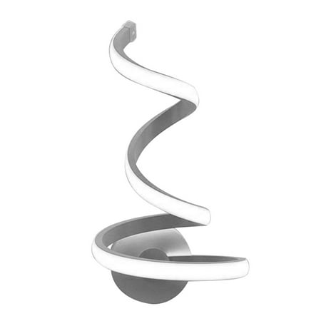 

YYDS Creative Spiral LED Light Wall Mount Acrylic Metal TV Background Sconces Lamps