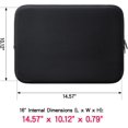 thumbnail image 3 of RAINYEAR Funda protectora para portátil de 16 pulgadas, suave, acolchada, con cremallera, bolsa de transporte con bolsa para accesorios, especialmente diseñada, 3 of 4