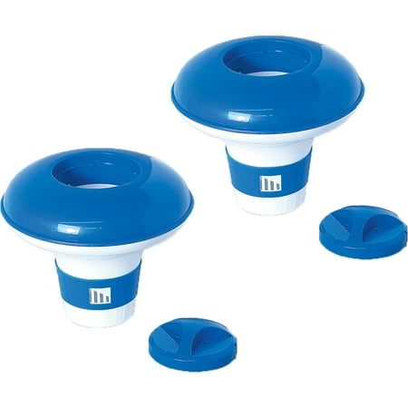 Blue Wave Chlorine - Blue Wave Large Floating Chlorine Dispenser for Pools, 2 pack