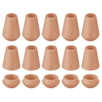 Uxcell 20Pack Plastic Cord Lock Bell End Stopper Cord End Lock Rope Fastener, Coffee