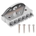 thumbnail image 1 of Guitar String Locking Nut Metal Guitars Accessory Corrosion Resistant with Mounting ScrewsSilver, 1 of 4