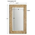 thumbnail image 3 of Uttermost Demetria Oversized Wooden Mirror, 3 of 3