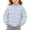 A Light Blue, variant on Kids Quilted Jackets Warm Snap Button Puffer Coat Printed Lightweightful Padded Jacket Long Sleeve Snap Button Closure Quilted Inner Wear Layering Fall Winter Coat for Children
