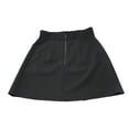 thumbnail image 2 of Pre-Owned Alice + Olivia Ericka Overlap Mini Skirt in Black Polyester, 2 of 2