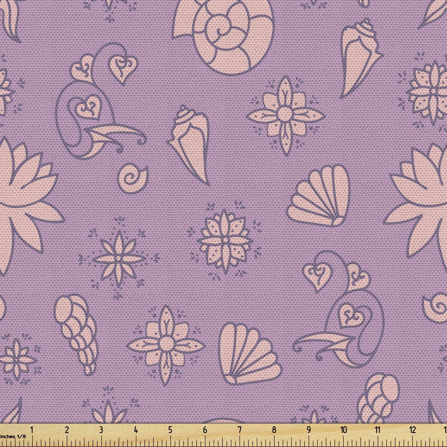 Beautiful Under The Sea Print Pattern Fabric Upholstery
