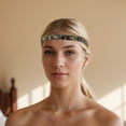 thumbnail image 6 of Unique Bargains 1 Pc Perspiration-Wicking Headband for Yoga Yellow Black, 6 of 6