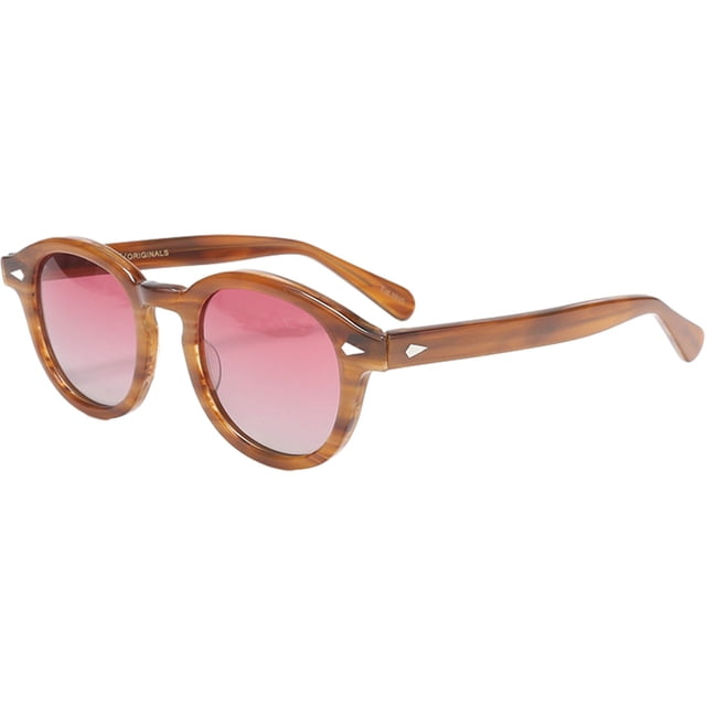Lunettes de Soleil Polarisées Rétro Tendance Mode Personnalité, en Matériau Feuille