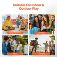 thumbnail image 5 of VEVOR Tumbling Timber Toy, 60 Blocks Giant Tumble Tower Blocks Game, Pine Wood Tumbling Tower Game with Carry Bag and Scoreboard, Wooden Stacking Game, Tumble Tower Family Games for Indoor/Outdoor, 5 of 8