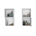 thumbnail image 4 of White Freestanding Bathroom Cabinet with 2 Drawers - Fit in Small Bathroom Areas, 4 of 5