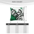 thumbnail image 4 of ZICANCN Decorative Throw Pillow Covers , Graffiti Flowers Couch Sofa Decorative Knit Pillow Covers for Living Room Farmhouse 12"x12", 4 of 8
