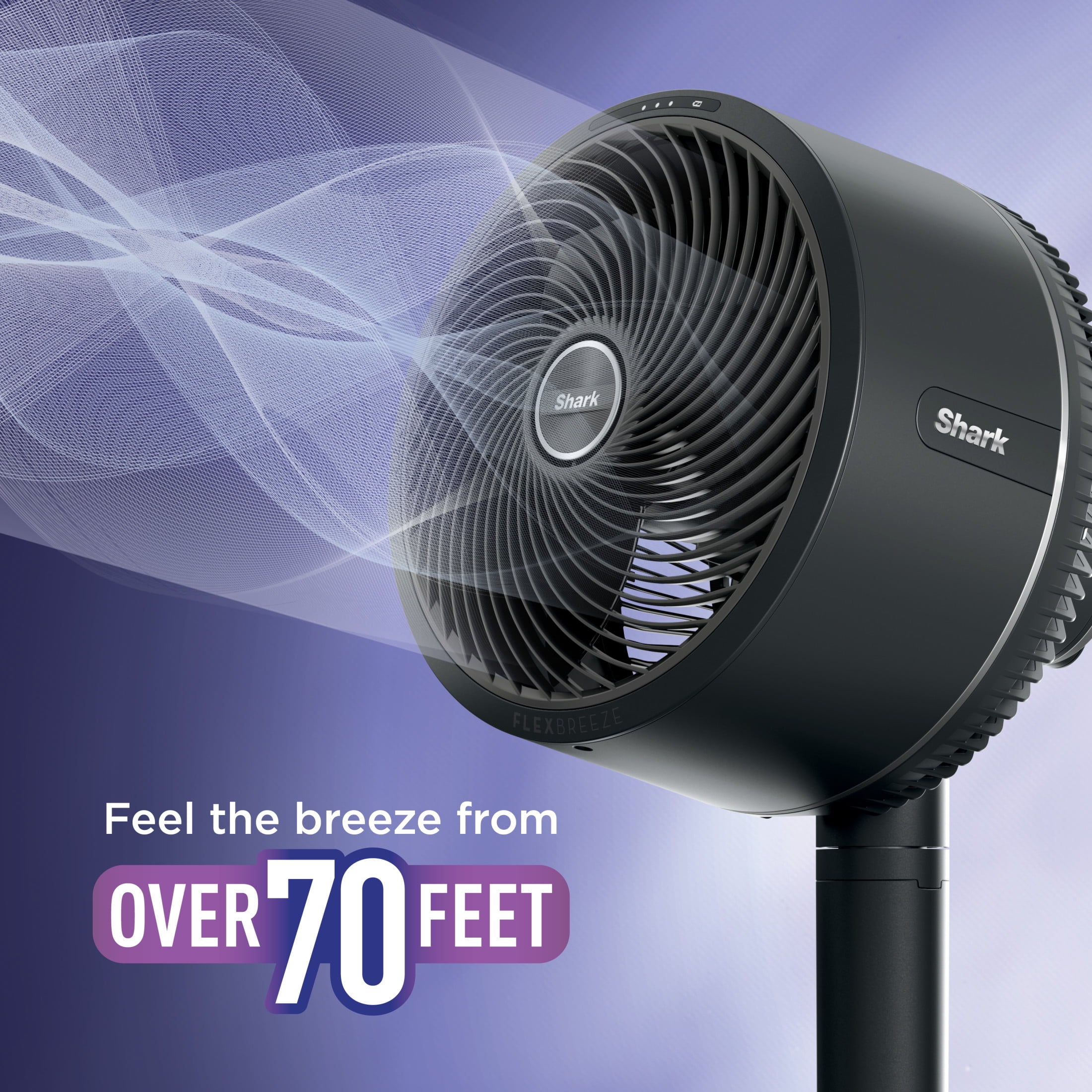Shark FlexBreeze Cordless Fan, 24-Hr Battery, Pedestal & Tabletop, Indoor & Outdoor, 5 Speeds, FA200