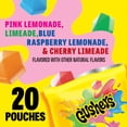 thumbnail image 3 of Gushers Fruit Flavored Snacks, Lemonade Mix, Gluten Free, Family Pack, 20 Pouches, 16 oz, 3 of 12