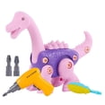 thumbnail image 1 of Set de juguetes de dinosaurio HUOGUO para niños con taladro eléctrico de 3 a 10 años, 1 of 2