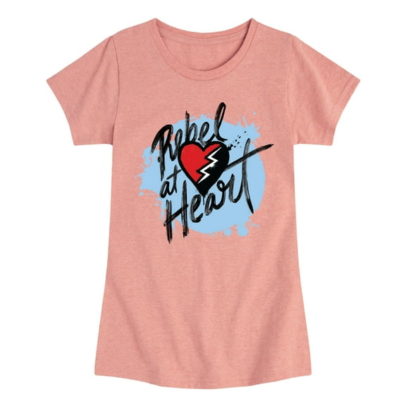 Disney - Descendants 4 - Rebel At Heart - Youth Girls Fitted Short Sleeve Graphic T-Shirt
