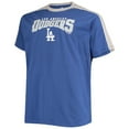 thumbnail image 2 of Men's Mookie Betts Royal/Gray Los Angeles Dodgers Big & Tall Fashion Piping Player T-Shirt, 2 of 3
