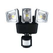 Nature Power (22263) Triple COB Solar Motion Activated Security Light with Integrated LED