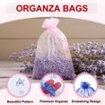 thumbnail image 3 of Uxcell Organza Bag, Sheer Butterfly Mesh Bags Drawstring Gift Bags Bulk Party Favor Bag Jewelry Pouches Lake Blue-Silver, 3 of 6