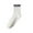 White, variant on MZXELPRJD No Show Socks Womens Men All Cotton Japanese Long Tube Cotton Socks College Style Student Sports Socks Couple Socks, Crew Socks for Women Black