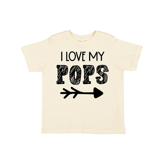 Inktastic I Love My Pops with Arrow Boys or Girls Toddler T-Shirt