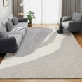 thumbnail image 6 of Tufted area rug, 9x10 Woolen carpet, Tempo neutral rugs, Bed, Kids, Living, room, 6 of 10