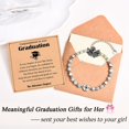 thumbnail image 5 of SUSHANG Graduation Bracelet 2024 Graduation Gifts for Her Bracelet for Girls Women Inspirational High School College Class of 2024 Graduation Gifts, 5 of 7