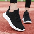 thumbnail image 7 of NOKIO Women's Slip on Walking Running Shoes Tennis Casual Fashion Sneakers Comfort Non Slip Work Sport Athletic Trainer Fly Woven Hollow Breathable Fashion Flat Lace Up Sport Shoes, 7 of 7