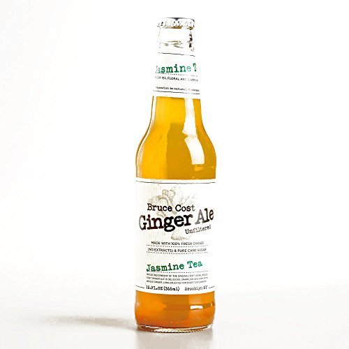 Bruce Cost Jasmine Tea Fresh Ginger Ale 12 oz each (4 Items Per Order