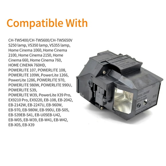 Projector Bulb,W39 S39 Lamp Compatible Lamp Lamp 760hd Lamp 660 760hd S39 Compatible 2100 2150 Lamp S39 Compatible Powerlift 1060 660 With Powerlift 109w V13h010l96 Cinema 2100 V13h010l96 Lamp