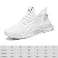 thumbnail image 2 of Zapatos para caminar Zapatillas de deporte de moda Ndcxsfigh Slip on Transpirable Blanco 41, 2 of 9