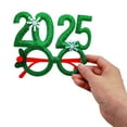 thumbnail image 2 of JYYYBF Christmas Sunglasses Glitter Party Sunglasses 2025 New Year Eve Glasses Festival Accessories for Adults, 2 of 6