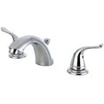thumbnail image 1 of Kingston Brass Yosemite KB2951YL Mini Widespread Two Handle Lavatory Faucet, Polished Chrome, 1 of 1