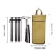 thumbnail image 2 of 8 piquetas para tienda de campaña, resistentes e irrompibles, de 30 cm, con bolsa de almacenamiento y martillo para camping y picnic, 2 of 9