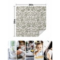 thumbnail image 5 of Cloth Napkins Set of 8 - 20x20 Inches, Spring Flowers Washable Reusable Table Napkins, Farmhouse Sage Green Pastoral Floral Leaf Soft & Absortbent Dining Napkin for Party Wedding Hotel Restaurant, 5 of 8