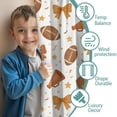 thumbnail image 3 of Blackout Kids Curtains,Football and Cheer Goods Pattern Childrens Insulated Curtains Set Of 2,Bedroom Essentials,Toddler Room Decor 52"x63", 3 of 5