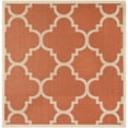thumbnail image 1 of Safavieh Courtyard Terracotta Indoor Outdoor Rug - Square 6'7", 1 of 4
