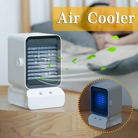 

JNGSA Desktop Cooling Fan Humidifying Spray Cooling Silent With Essential Oil 10ml Clearance