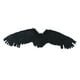 thumbnail image 2 of Alas de ángel para disfraz de cosplay, accesorio para disfraz, alas de plumas, decoración de Halloween para Negro, 2 of 9