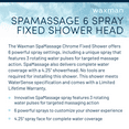 thumbnail image 2 of Waxman 8264201 6 in. Fixed Position Shower with Spray Setting, Chrome, 2 of 8