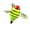 Fluorescent yellow, variant on NANMELX Automatic Sinking Floating Bobber for Small Fish Sensitivity Fishing Floaters