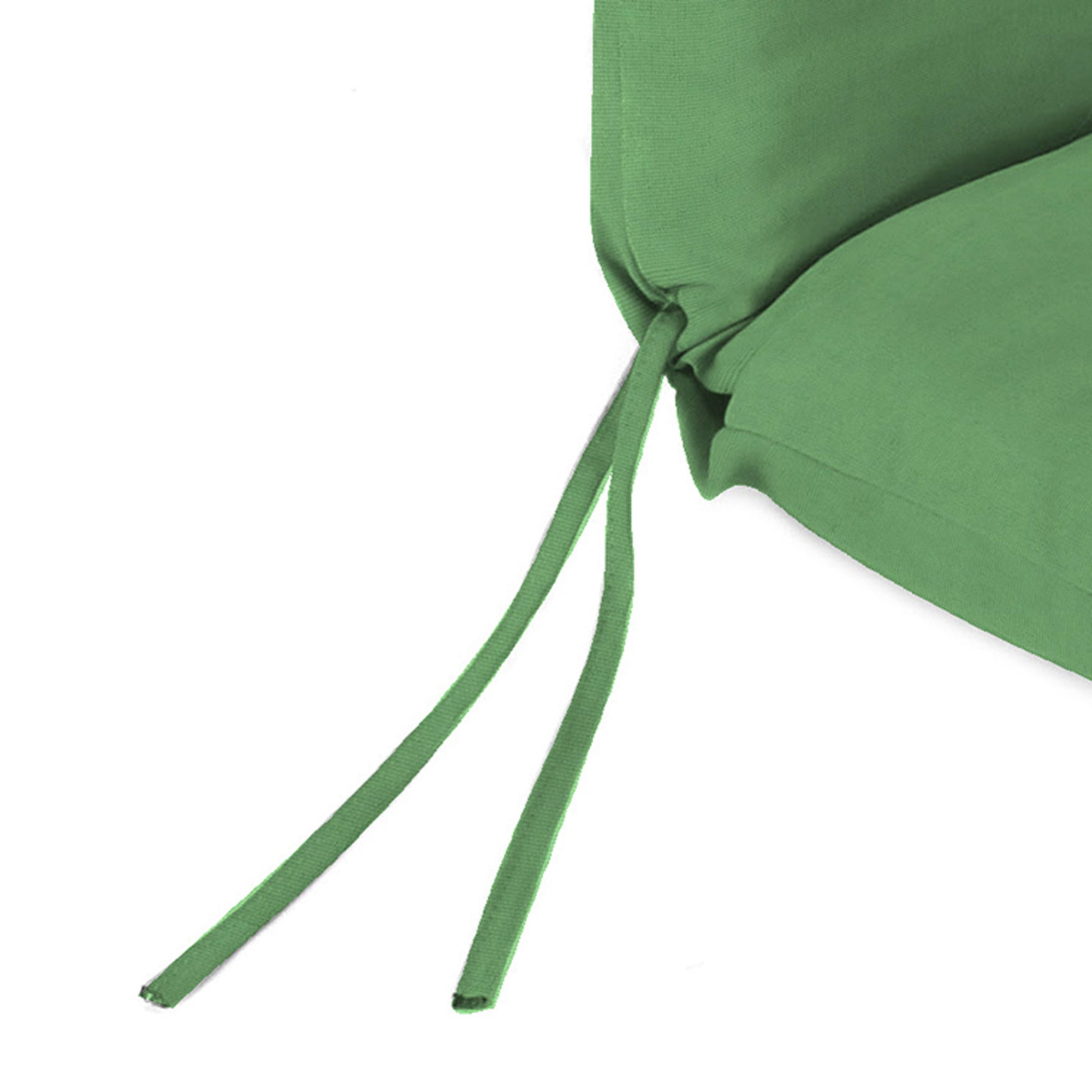 44" x 22" Rectangular Outdoor Chair Cushion with Ties and Hanger Loop