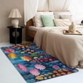 thumbnail image 3 of Floral Rugs for Living Room - Floral Rug & Home Decor, Cute Flower Botanical Rugs for Entryway, Washable Rugs, 3x5 Area Rug, Non Slip Small Indoor Door Mat, Kids Girls Wildflower Carpet, 3 of 7