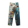 thumbnail image 2 of Fotbe Whimsical Goat Artist Men's Pajama Pants,Sleepwear Pants,Pj Bottoms Drawstring And Pockets-X-Large, 2 of 7