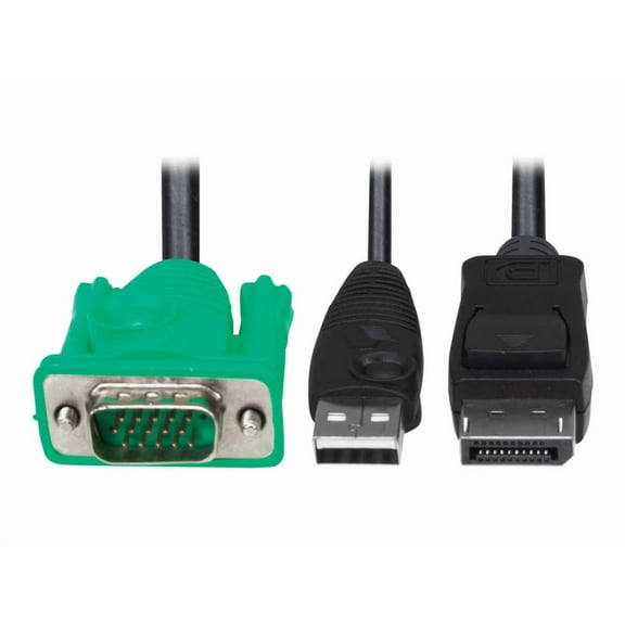 Tripp Lite P778-006-DP VGA to DisplayPort and USB Adapter Cable Kit 6 ft. 1.8 m P778006DP