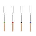 thumbnail image 1 of Tenedor en Forma de U Moyic Acero Inoxidable Mango de Madera, 1 of 6