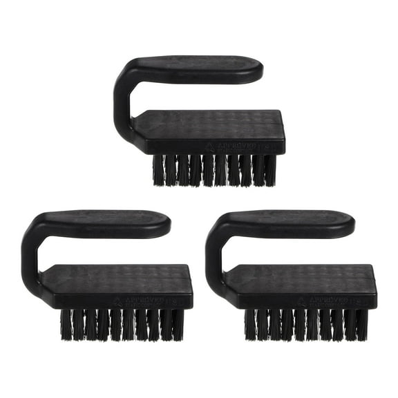 3 Packs Anti-static Cleaning Brush U Shape Handle 20x32mm PV Plastic Conductive Bristles Anti Static ESD Brushes