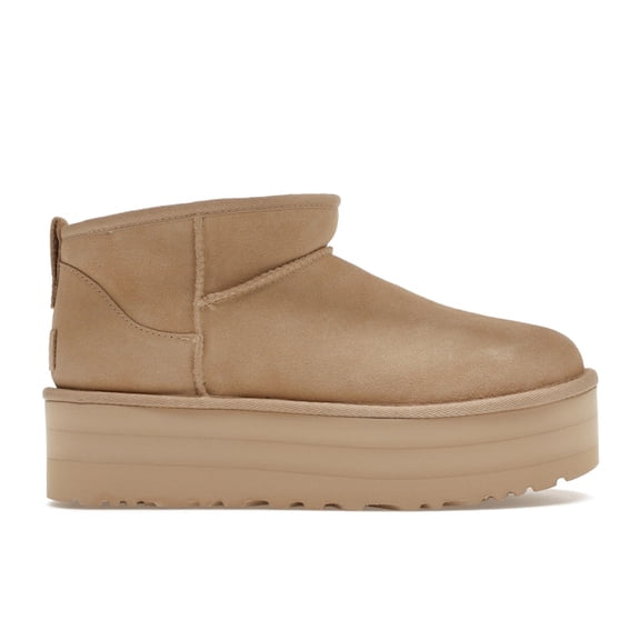 UGG Women's Classic Ultra Mini Platform Boot Mustard Seed, from StockX
