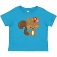 thumbnail image 3 of Inktastic Cute Squirrel, Squirrel With Flowers, Fluffy Tail Boys or Girls Baby T-Shirt, 3 of 5